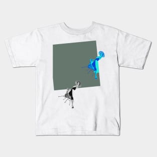 Grace and the square Kids T-Shirt